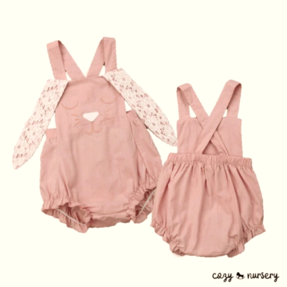 Backless Bunny Romper 🐰🥕